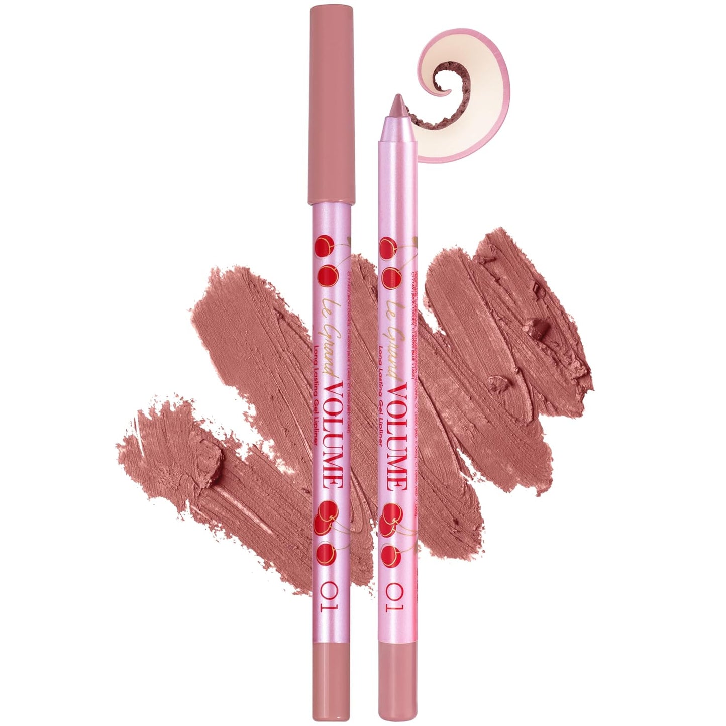Vivienne Sabó Gel Lipliner - Long-Lasting, Smudge-Proof Lip Liner & All-Over Color | 01 Light Nude