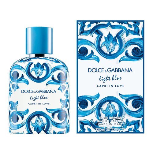 Dolce&Gabbana Light Blue Capri in Love - Men's Eau De Toilette Spray, 3.4 Fl Oz