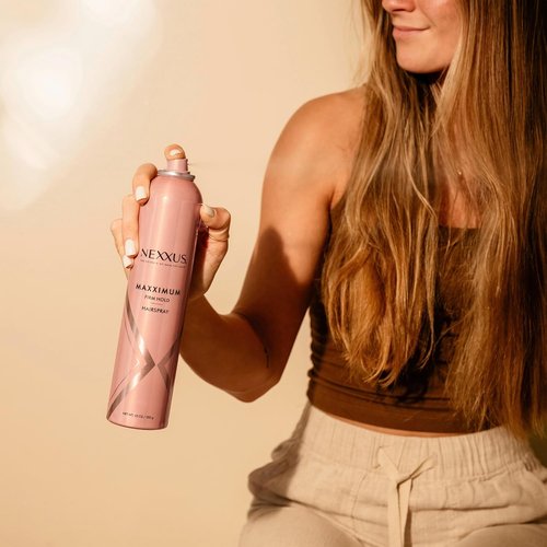 Nexxus Maxximum Finish Firm Hold Hairspray - 10 oz | STYLEPROTECT Technology for Ultimate Control & Hold