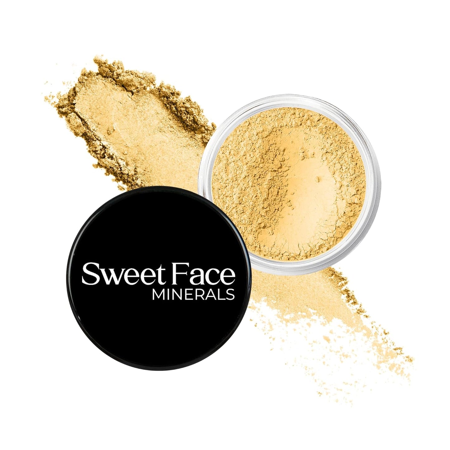 Yellow Corrector Powder by [Brand Name] - Concealer for Redness & Dark Circles | Talc-Free, Vegan, 5g Jar