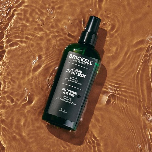 Brickell Men's Texturizing Sea Salt Spray - Natural & Organic, Alcohol-Free Hair Lifter | 6 Ounce