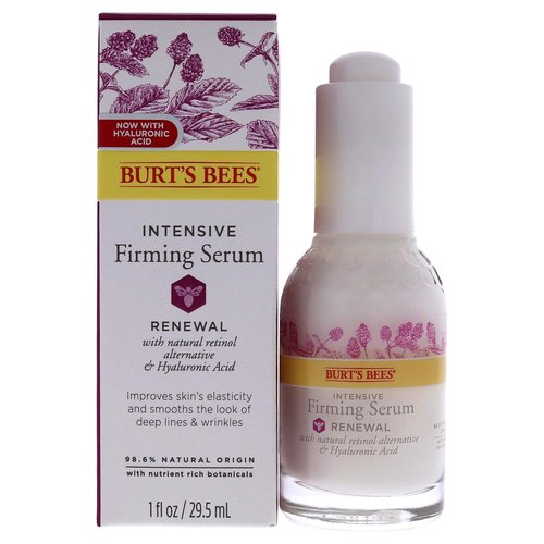 Burt's Bees Renewal Intensive Firming Serum - Natural Bakuchiol Retinol Alternative | 1 Ounce