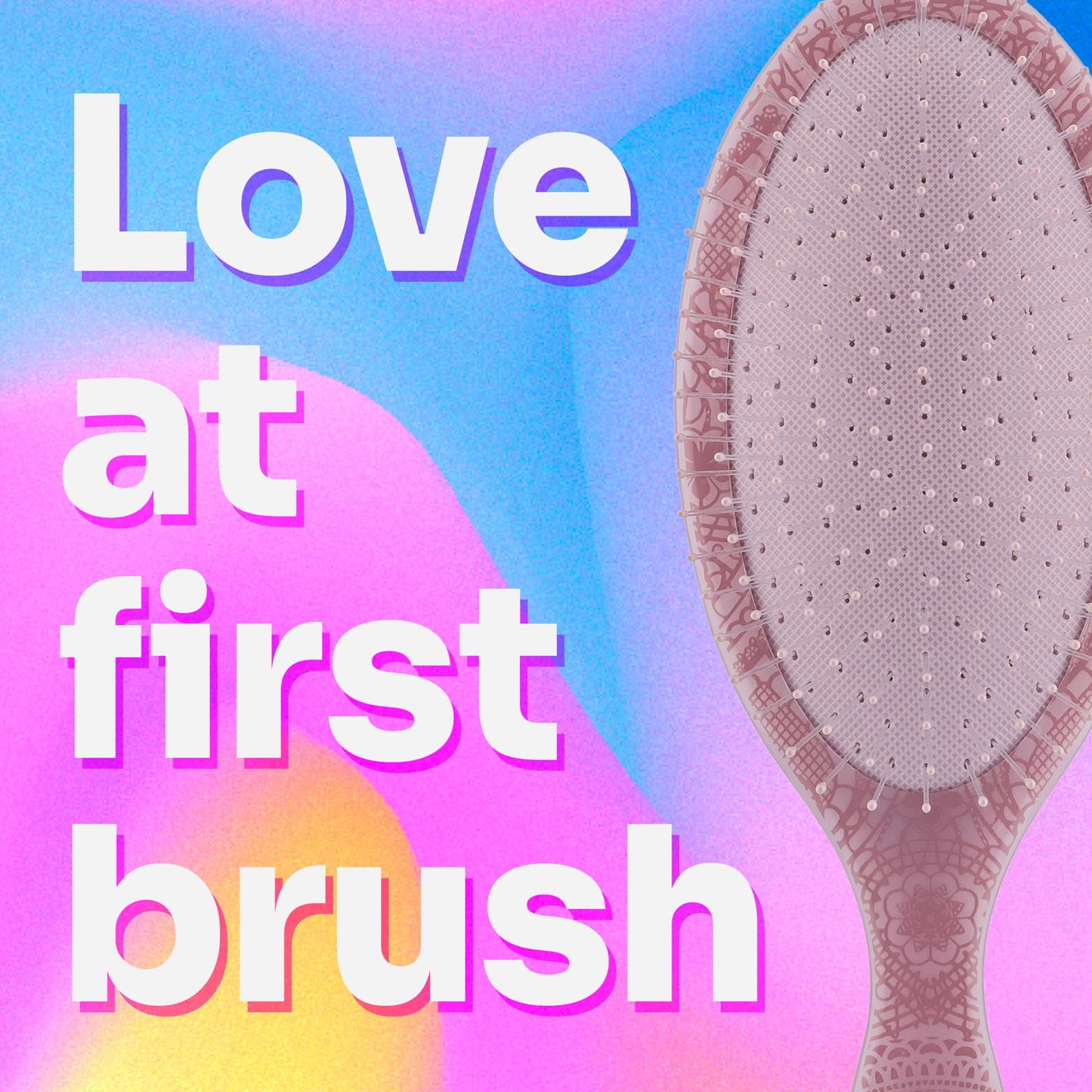 Wet Brush Original Detangling Brush, Purple (Reclaimed Romance) - Soft and Flexible Bristle Brush for Curly, Straight, Thick, and Wavy Hair