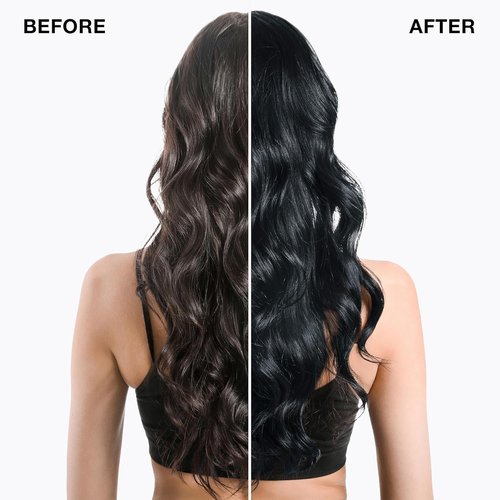 IGK Permanent Hair Dye Color Kit - 1B Moon Dance Darkest Blue Black | 100% Gray Coverage & Shine