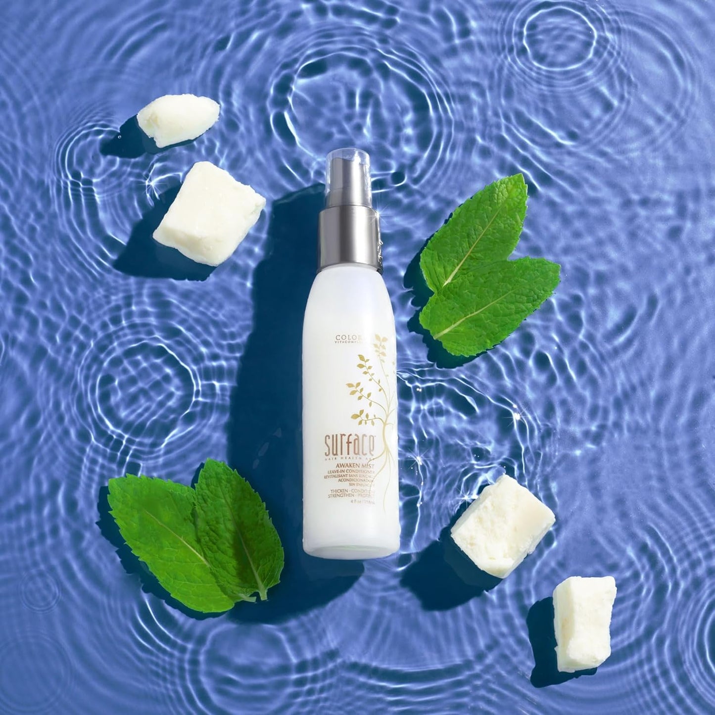 SURFACE Hair Awaken Mist Leave-In Conditioner - Thicken, Condition & Protect | 4 Fl Oz