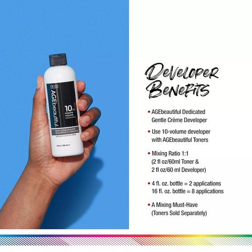 AGE Beautiful Gentle Creme Hair Developer - Long-Lasting Color for Gray Coverage | Professional Salon Quality