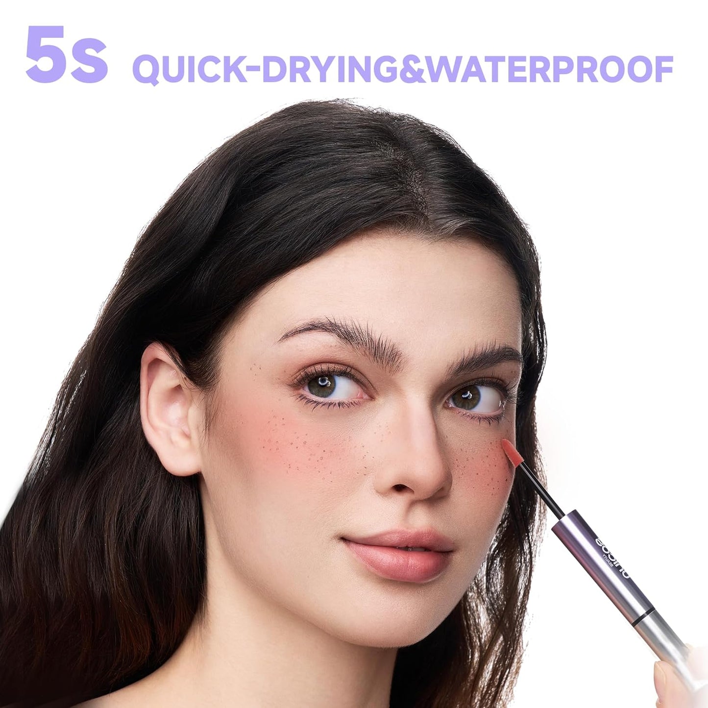 Unicos Freckle Stamp - 2-in-1 Freckle Pen & Blush | Quick-Drying, Waterproof Makeup in Sunkiss