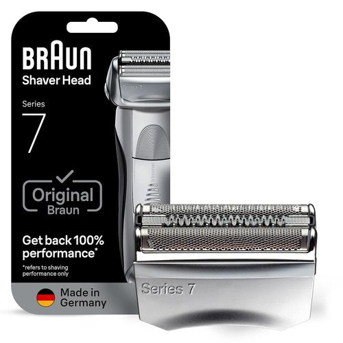 Braun Series 7 70S Electric Shaver Head Replacement Cassette - Precision Silver Design