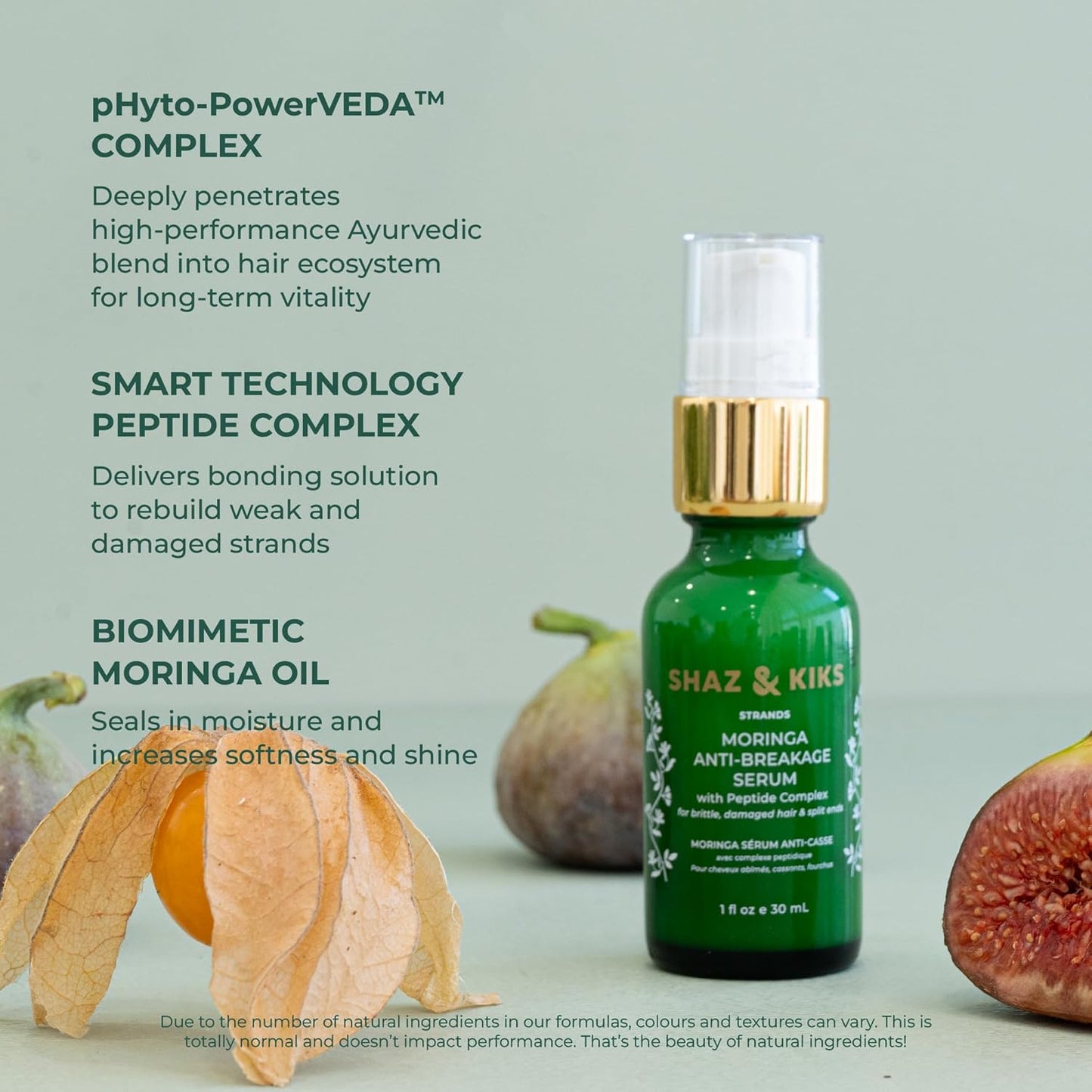 SHAZ & KIKS Moringa Anti-Breakage Serum - Controls Frizz & Rebuilds Damaged Hair | 1 Fl Oz