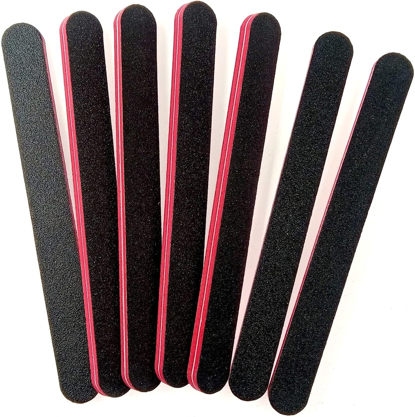 ZHIYE Nail File Set - 7PCS Professional Double-Sided Emery Boards for Perfect Nail Grooming