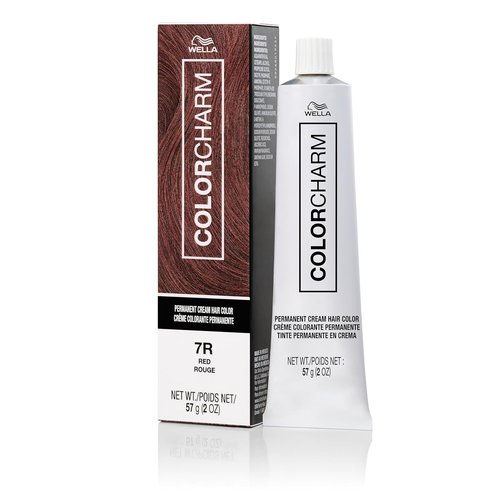COLORCHARM Permanent Cream Hair Dye - 100% Gray Coverage | Auburn, Red Violet, Burgundy & More | Vegan Formula, 2 oz.