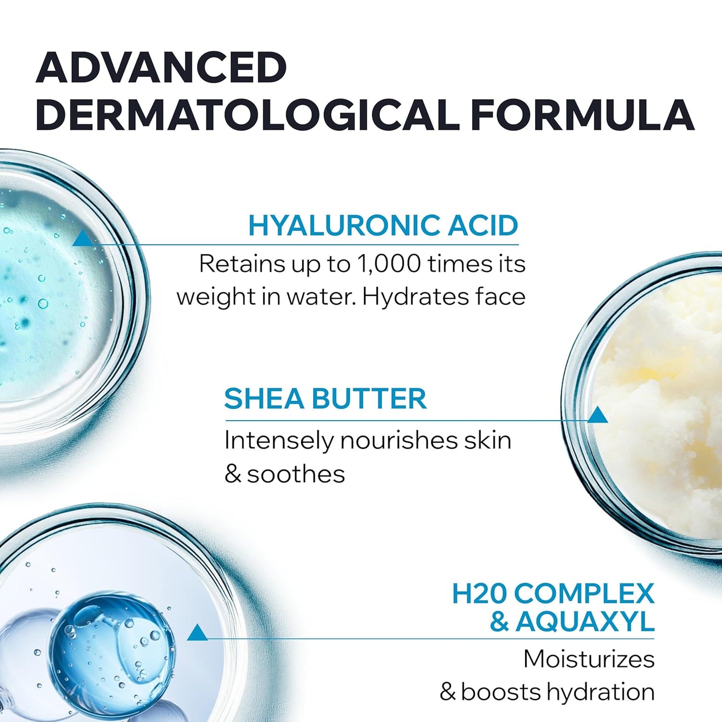 Uriage Rich Water Cream - Moisturizing Face Cream with Hyaluronic Acid for 24H Hydration & Radiance