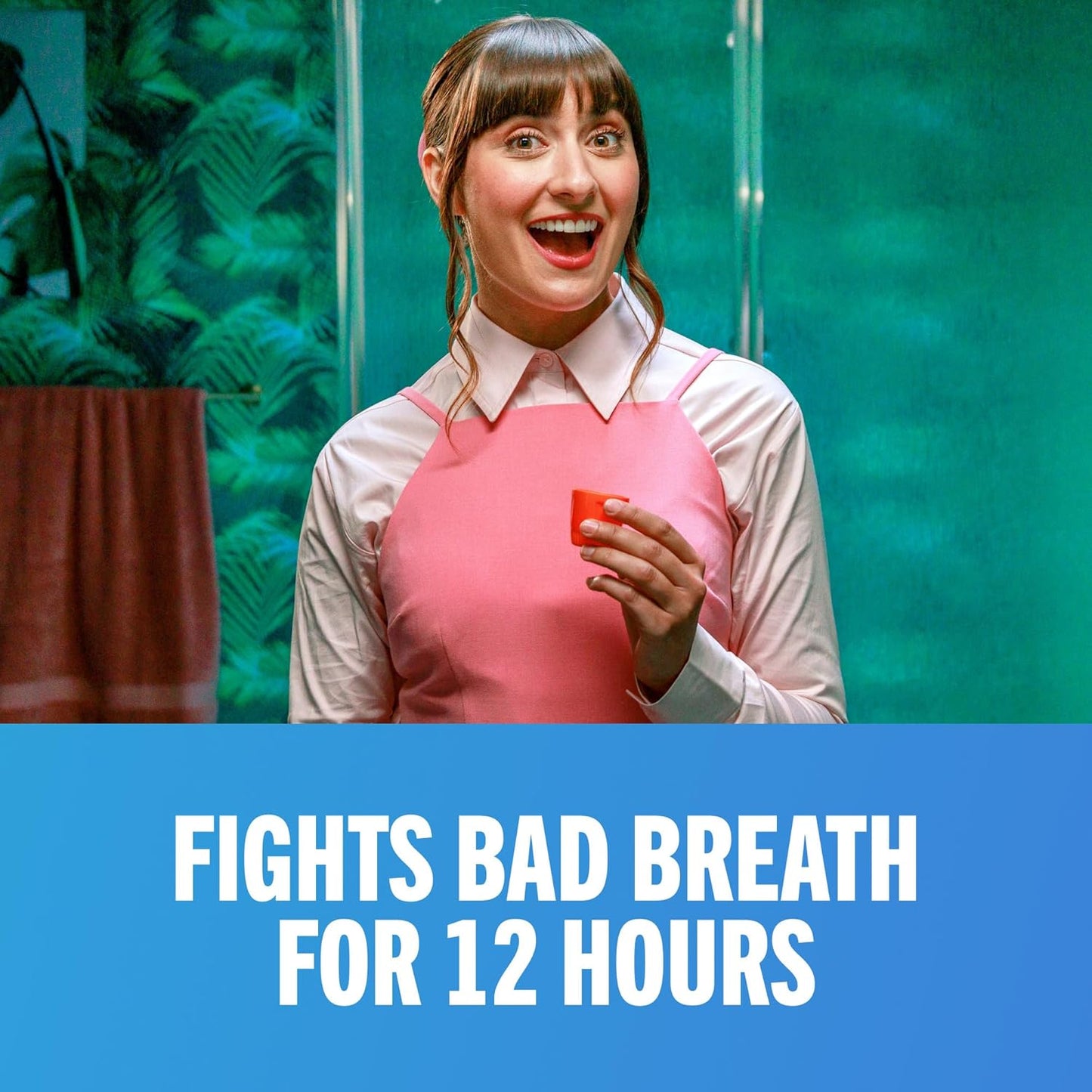 TheraBreath Fresh Breath Mouthwash - Icy Mint Flavor, Alcohol-Free, 16 Fl Oz (Pack of 2)