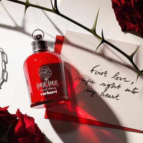 Cacharel Amor Amor Eau de Parfum Spray for Women - Floral & Fruity Fragrance with Bergamot, Rose & Cedar Notes