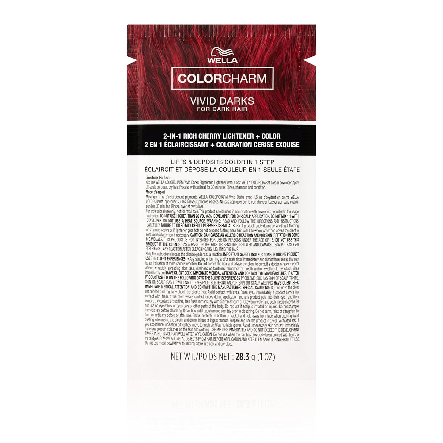 COLORCHARM VIVID DARKS - 2-in-1 Lightener & Permanent Cream Color | Vibrant Dark Hair Color | 2 Fl Oz