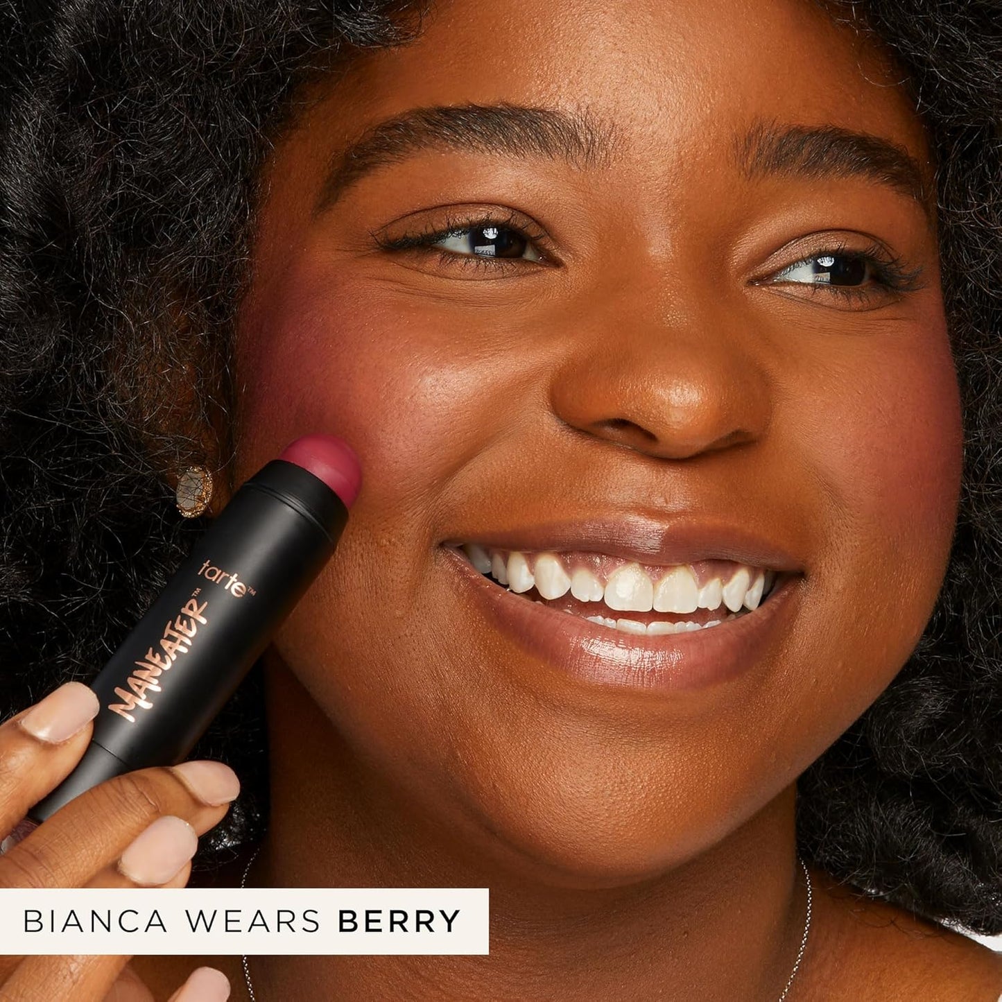 Tarte Maneater Silk Stick Blush - Creamy, Blendable Color for Cheeks & Lips | Vegan & Cruelty-Free