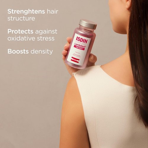 ISDIN Lambdapil Hair Density Capsules - Hair Thickening Vitamins for Thinning Hair | 30 Count