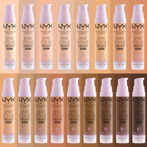 NYX PROFESSIONAL MAKEUP Bare With Me Concealer Serum, Concealer Makeup For Up To 24Hr Hydration - Fair