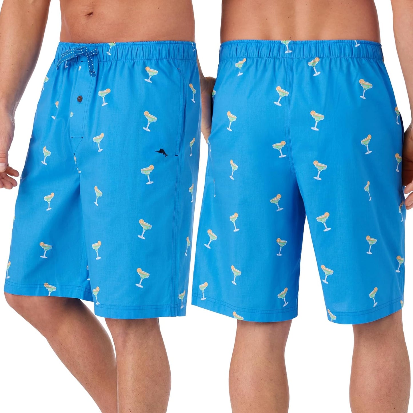 Tommy Bahama - Men's Printed Lounge Shorts | Comfortable Woven Pajama Shorts for Relaxation