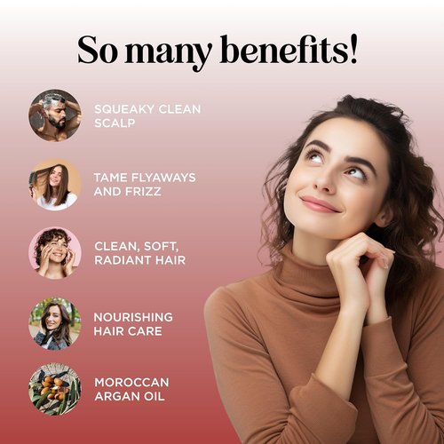 **Regine Switzerland Argan Oil Shampoo & Conditioner Set - Moisturizing, Paraben & Sulfate Free for Dry Hair**