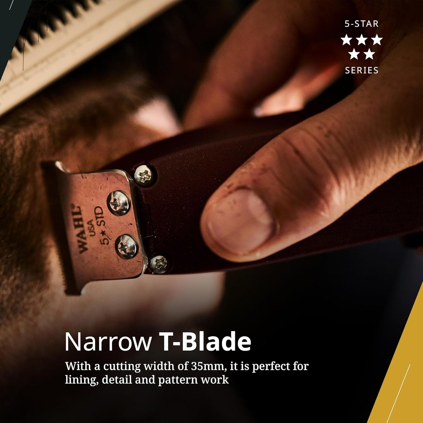 Wahl Professional T-Shaped Trimmer Blade - Precision Replacement for Detailer & Hero Trimmers