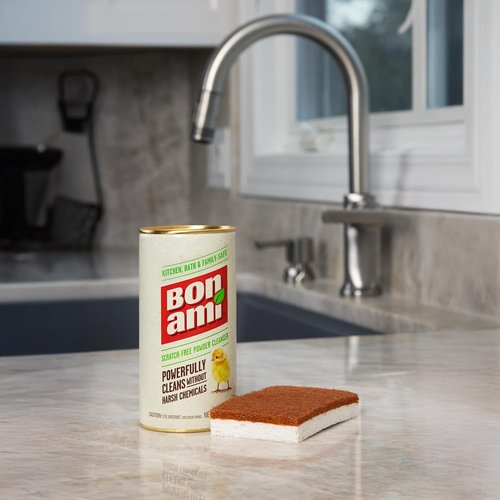 Bon Ami Powder Cleanser - Versatile Kitchen & Bathroom Cleaner, Removes Grime & Odors (Single Pack)