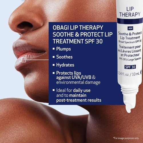 Obagi Lip Therapy SPF 30 - Hydrating Lip Balm with Hyaluronic Acid & Vitamin E | Plumps & Protects Dry Lips - 0.34 oz