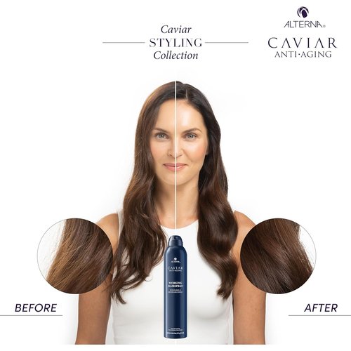 Alterna CAVIAR Anti-Aging Hairspray - Buildable Hold, Frizz Control & Shine | Sulfate-Free Formula