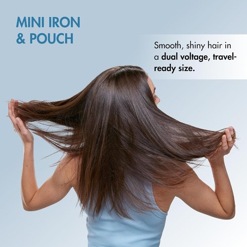 Nano Titanium Mini Flat Iron Hair Straightener, 0.5" Hair Straightener Iron for Touch Ups & All Hair Types, Perfect for Travel