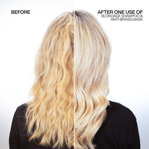 Redken Blondage Express Anti-Brass Mask - Ultra-Pigmented Purple Treatment for Blonde & Highlighted Hair
