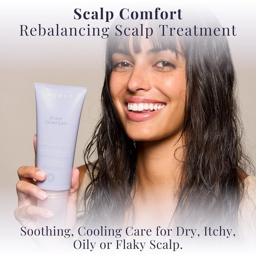 MONAT Scalp Comfort™ Rebalancing Scalp Treatment - Cooling & Exfoliating for Dry, Oily, Sensitive Scalps | Soothes Discomfort & Restores Balance - 178 ml / 6 fl oz