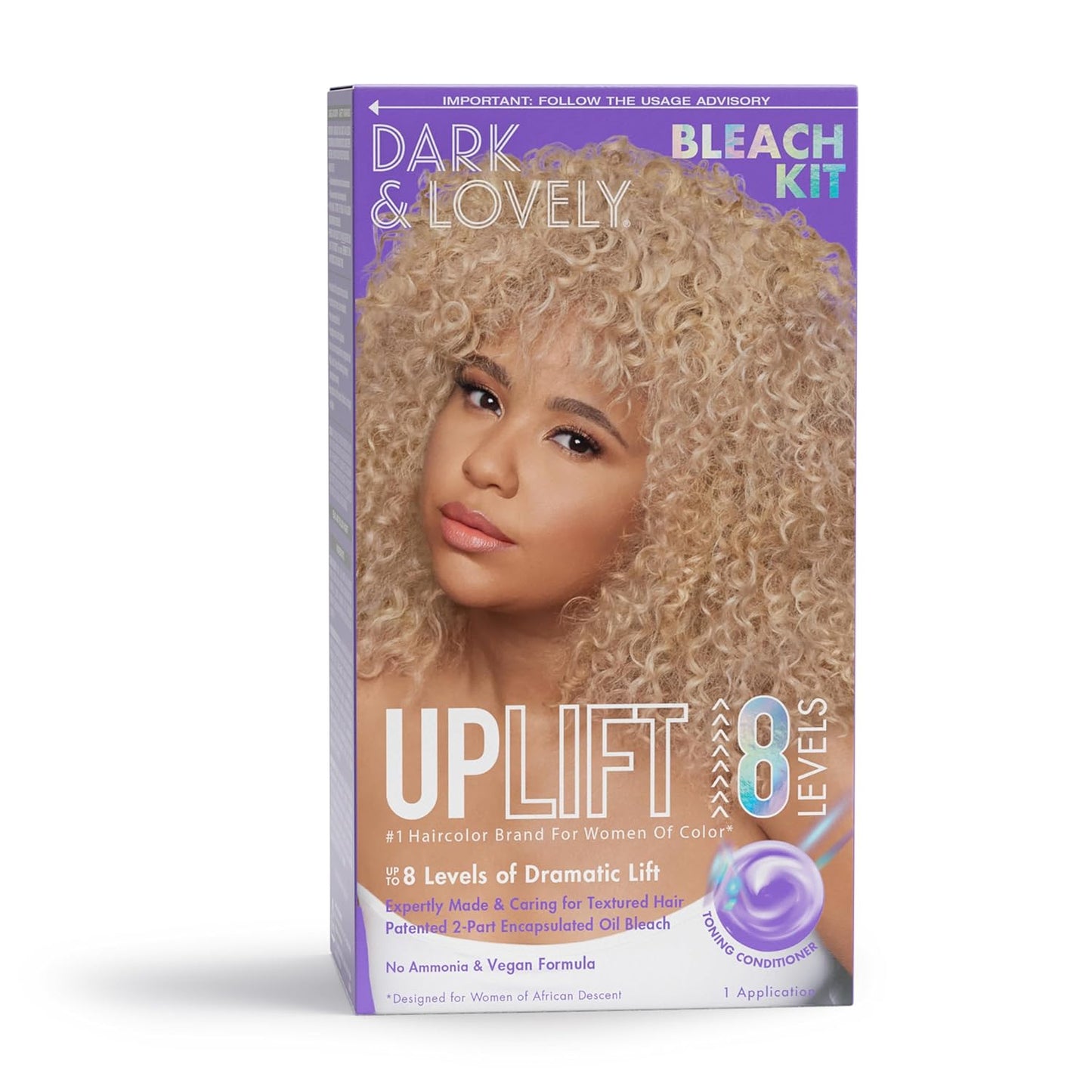 SoftSheen-Carson Uplift Bleaching Kit - Dark and Lovely® Powder, Developer & Toner for Blonde Hair