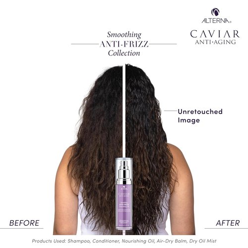 Alterna Caviar Anti-Aging Smoothing Oil - Lightweight Frizz Control Treatment, Sulfate Free | 1.7 Fl Oz