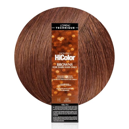 L'Oréal Technique HiColor Permanent Hair Color - Rich Browns & Blondes, Lifts Dark Hair in One Step, No Brassiness