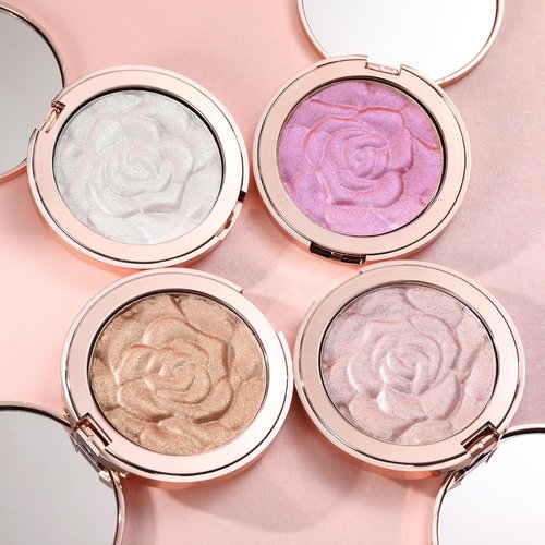 Regine Switzerland Highlighter Palette - Long-Lasting Cream Glitter Makeup in Purple