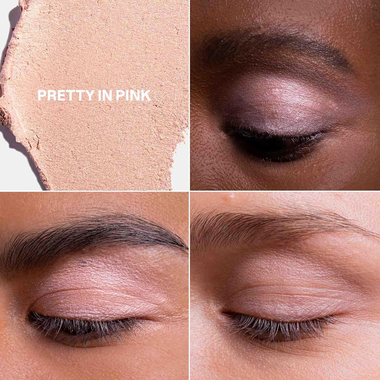 ATTITUDE Oceanly Eyeshadow - EWG Verified Shimmer Cream Makeup, Vegan & Plastic-Free, Pretty in Pink, 0.16 Fl Oz