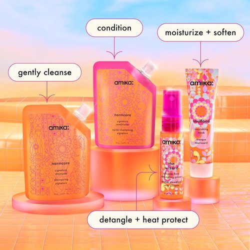 Amika Signature Saviors Essential Trial Set - Nourishing Hair Care for All Hair Types