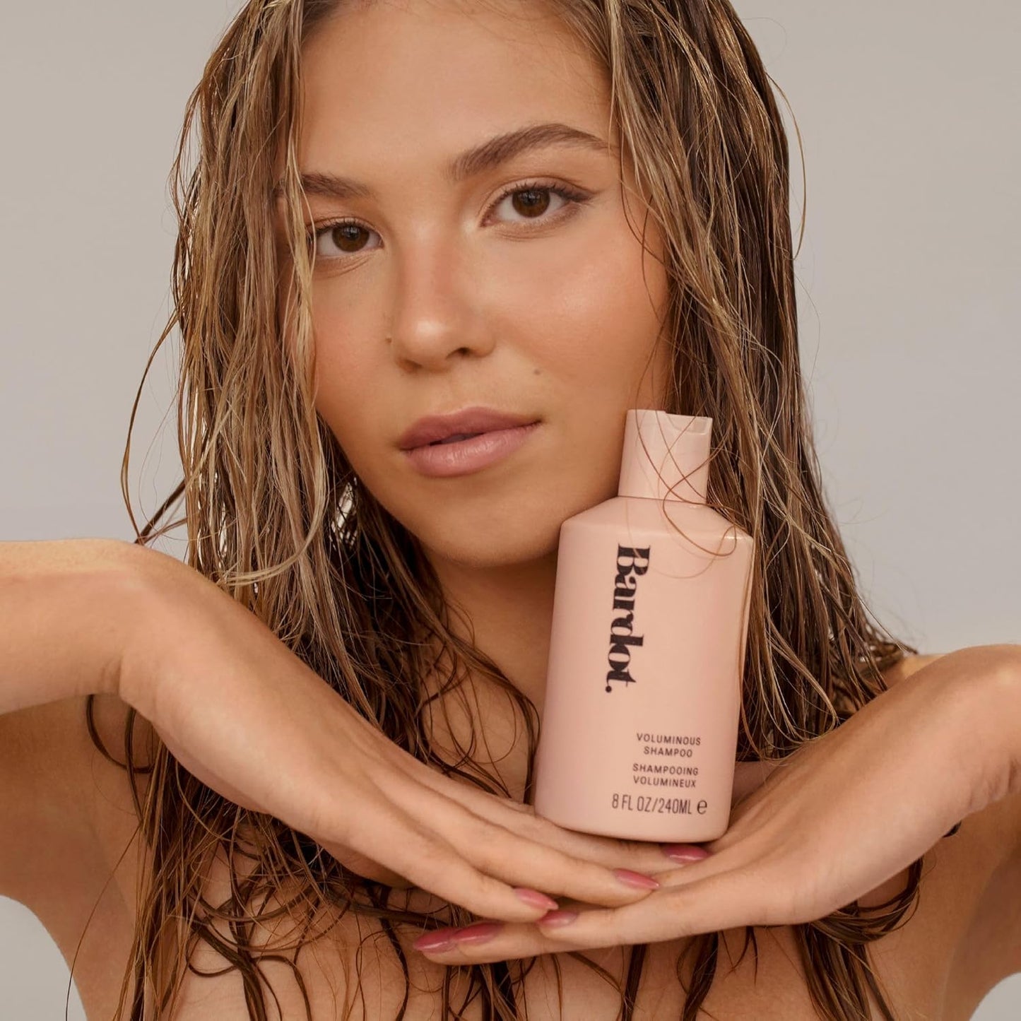Bardot Voluminous Shampoo - Clean Vegan Formula with Sea Buckthorn & Quinoa - Strengthens & Protects Hair