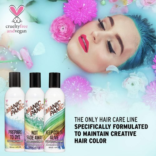 **MANIC PANIC Prepare to Dye Clarifying Shampoo - Sulfate-Free for Color Treated Hair | Vegan & Cruelty-Free (8oz)**