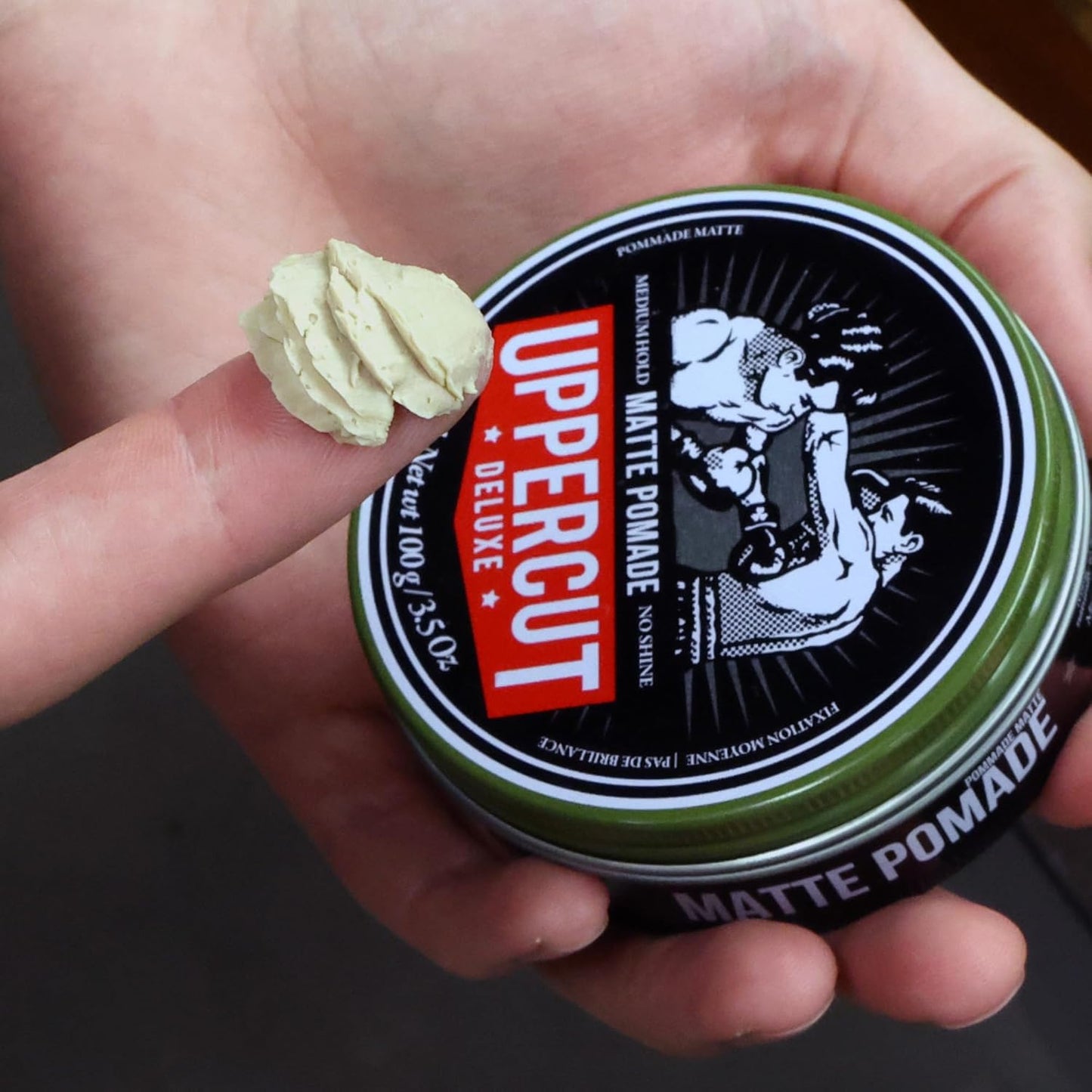 Uppercut Deluxe Matte Pomade - Barbers Collection for Strong Hold | 10.5 oz / 300 g