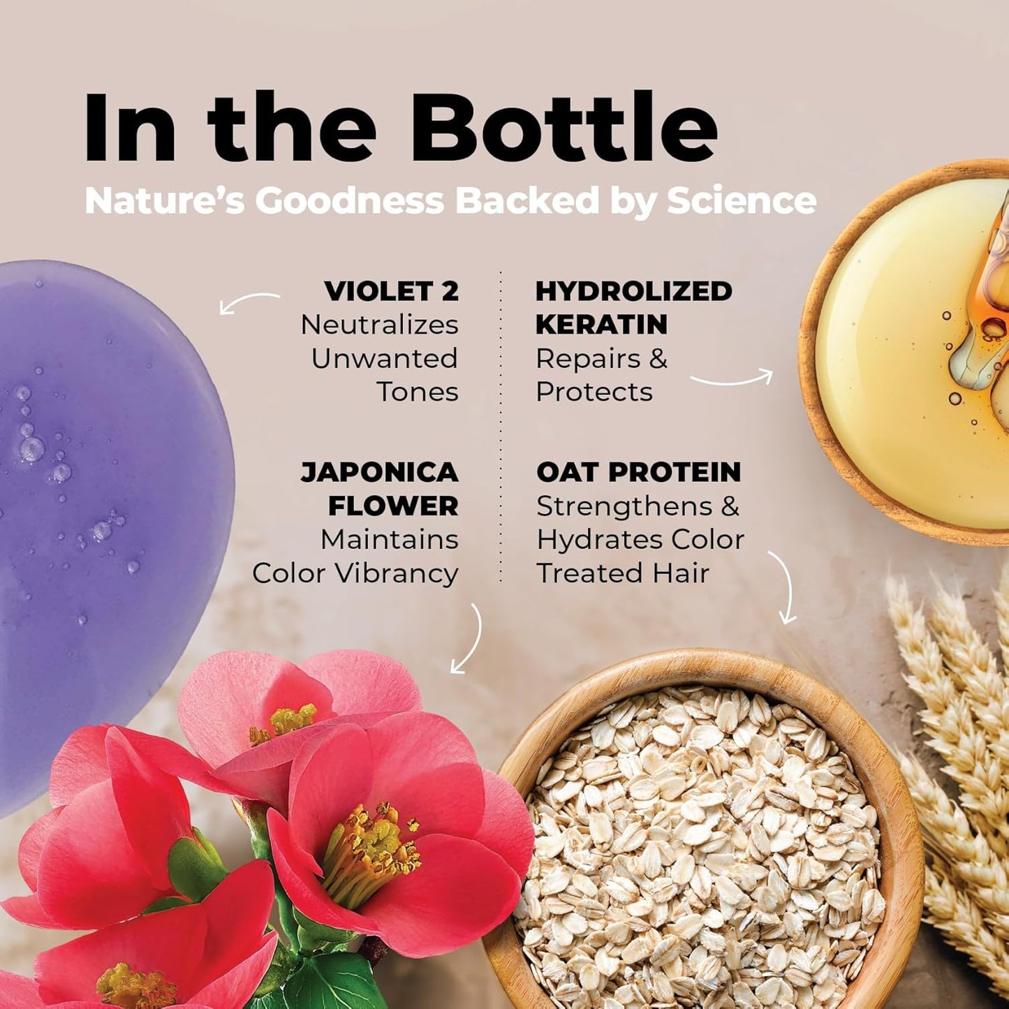 Skiennix Purple Shampoo for Blonde Hair - Sulfate-Free Toning for Blondes & Highlights | 17 fl oz