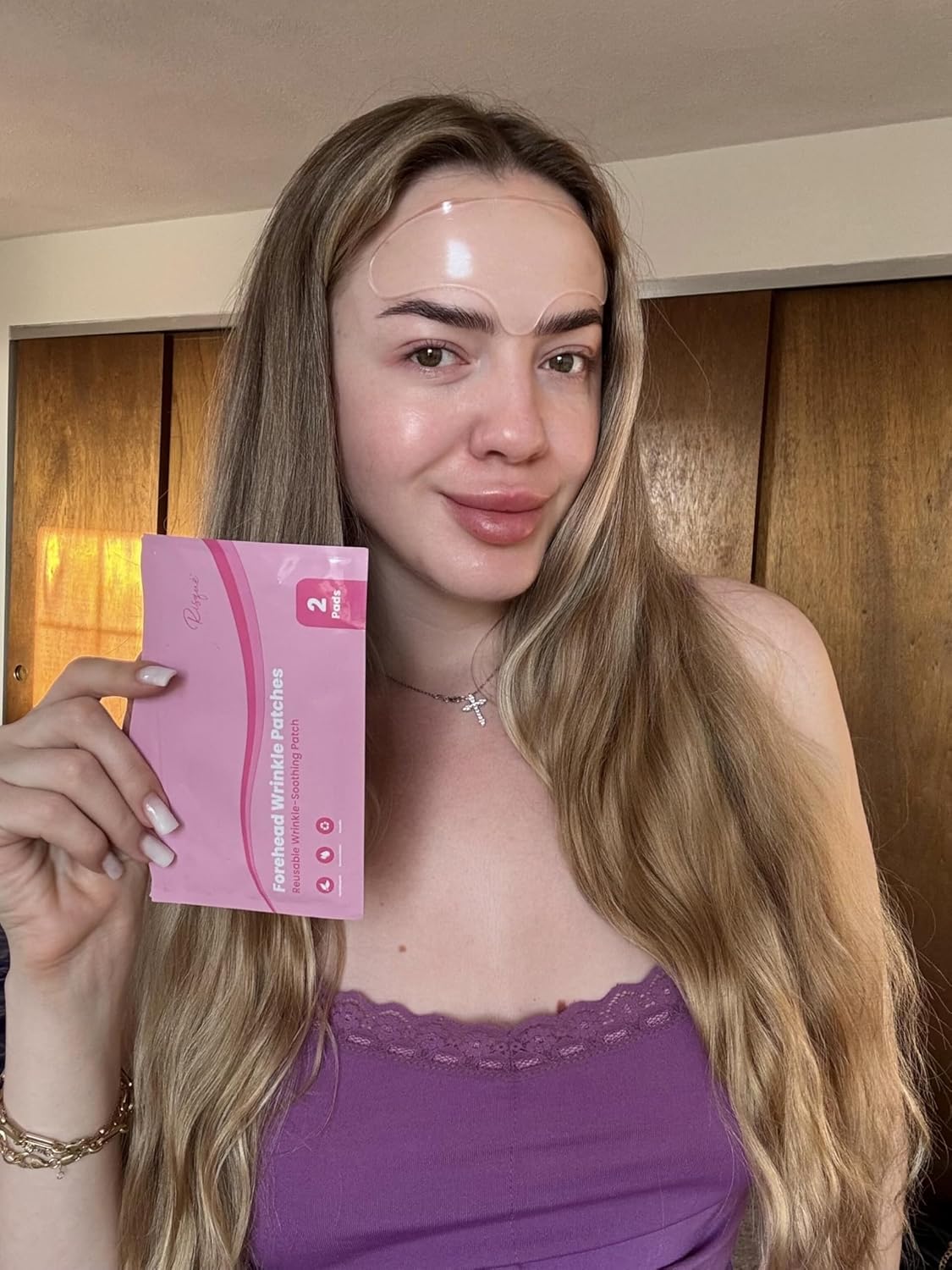 Skiennix Forehead Wrinkle Patches - Reusable Silicone for Smoothing Wrinkles & Fine Lines, Hypoallergenic