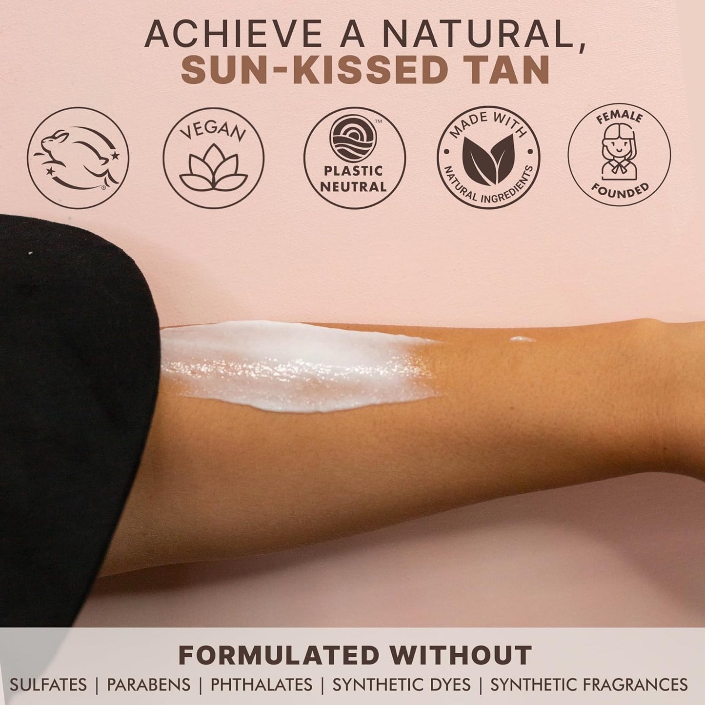 Skiennix Tanning Lotion - Natural & Organic Self Tanner for Streak-Free Tan | Fair to Medium Skin