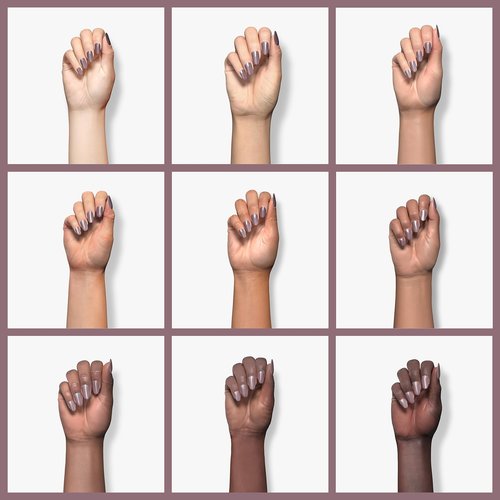 Beetles Grey Purple Gel Polish - 15ml Nude Angelina Grey Purple Gel Polish, Spring Soak Off UV LED Lamp Nail Art Salon DIY Design at Home Manicure Gifts for Women