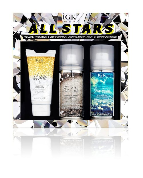 IGK ALL STARS Smooth Shine & Style Extend Kit - 5.4 Oz | Enhance Your Hair's Shine and Style