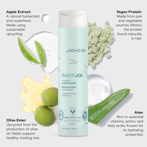 Joico InnerJoi Hydrate Conditioner - Moisturizing Formula for Dry Hair & Scalp | Sulfate & Paraben Free