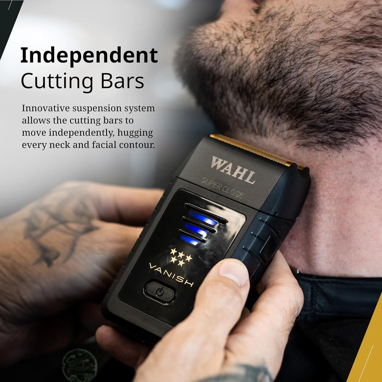 Wahl Professional 5 Star Vanish Shaver - Cordless, Ergonomic Design, 100+ Minute Runtime