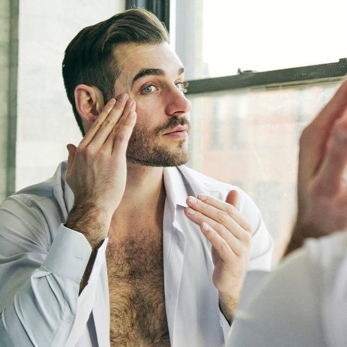 Brickell Men's Anti-Aging Routine - Complete Defense Night Cream & Vitamin C Serum Set | Natural & Organic