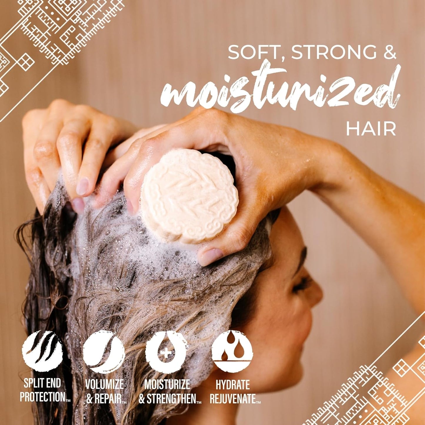 Viori Purple Shampoo Bar - Handcrafted with Longsheng Rice Water for Brassy Blonde Hair - All-Natural Formula