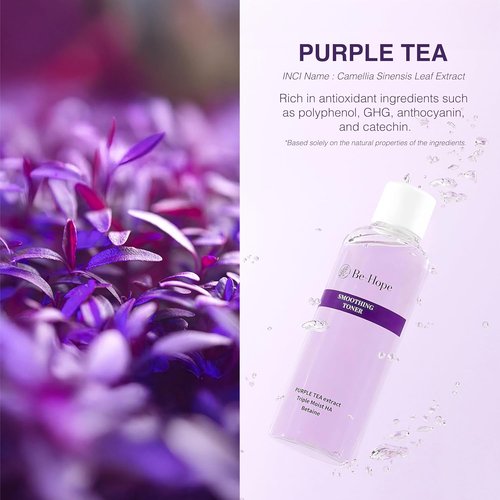Be-Hope Vegan Luxury Smoothing Toner - Hydrating Facial Toner with Vegan Peptides & Panthenol | 200ml / 6.76 fl oz